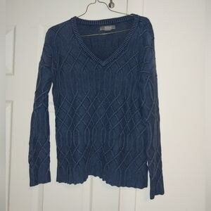 Navy Cable Knit Sweater